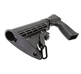AIM Sports Inc Remington 870 Shotgun Pistol Grip w/6 Position Stock, Black, APGSR870