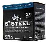 Image of Apex Ammunition Waterfowl S3 Steel 20 Gauge 1 oz 3'' 4 Shot Shotgun Ammunition