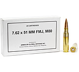Image of Armscor Precision Inc 7.62x51mm NATO 147 Grain Full Metal Jacket Brass Cased Rifle Ammunition
