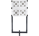 Image of Birchwood Casey BC-2395MTSKIT Metal Target Stand Target Kit Gray Steel