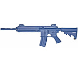 Blueguns Heckler &amp; Koch HK416 Training Guns, Weighted, No Light/Laser Attachment, Rifle, Closed Stock, Blue, FS41610CSW