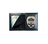 BOSTON LEATHER BOOK STYLE BADGE WALLET: Shield Cutout (150-S-4144) -  Chicago Cop Shop