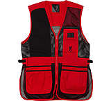 Image of Browning Bg Mesh Shooting Vest R-hand Medium Black/red Trim