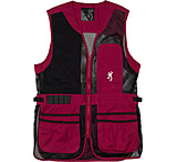 Image of Browning Bg Mesh Shooting Vest R-hand Women's X-large Black/cassis