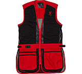 Image of Browning Bg Mesh Shooting Vest R-hand Youth's Small Black/red