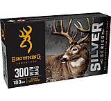 Image of Browning SILVER 300 WIN MAG 180 Grain Plated Soft Point Brass Rifle Ammunition