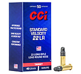 CCI Ammunition Standard Velocity .22 Long Rifle 40 Grain Lead Round Nose Rimfire Ammunition