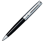 Image of Cross Sheaffer 300 Glossy Black Barrel Ballpoint Pen w/ Chrome Plated Cup