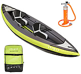 Image of Decathlon Itiwit Inflatable Recreational Sit-on Kayak with Pump