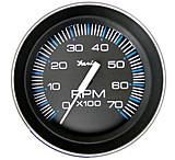 Image of Faria Beede Instruments 4&quot; Tachometer 7000 RPM All Outboard Coral w/Stainless Steel Bezel