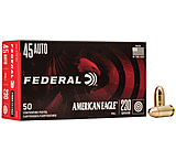 Image of Federal Premium American Eagle Handgun 45 Auto 230 Grain Full Metal Jacket Brass Cased Centerfire Pistol Ammunition