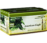 Federal Premium American Eagle 5.56x45mm NATO 62 grain Green Tipped Full Metal Jacket Boat Tail (FMJBT) Brass Cased Centerfire Rifle Ammunition