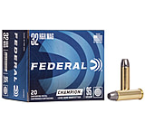 Image of Federal Premium Champion Training 32 H&amp;R Magnum 95 Grain Brass Cased Semi-Wadcutter Hollow Point Centerfire Pistol Ammunition