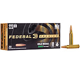 Image of Federal Premium SIERRA MATCHKinG BTHP .223 69 Grain Sierra MatchKing Boat Tail Hollow Point Centerfire Rifle Ammunition