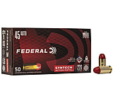 Image of Federal Premium Syntech Action Pistol 45 Auto 220 Grain Syntech Jacket Flat Nose Centerfire Pistol Ammunition