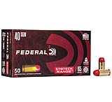 Federal Premium Syntech Range 40 S&amp;W165 Grain Syntech Jacket Flat Nose Centerfire Pistol Ammunition, 50 Rounds, AE40SJ1