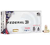 Image of Federal Premium Train &amp; Protect 380 Auto 85 Grain Versatile Hollow Point Brass Cased Centerfire Pistol Ammunition