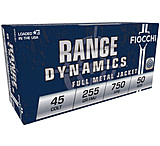 Image of Fiocchi .45 Colt 255 Grain FMJ Brass Pistol Ammunition