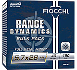 Image of Fiocchi .5.7X28 40 Grain FMJ Brass Cased Centerfire Rifle Ammunition