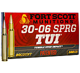 Image of Fort Scott Munitions .30-06 SCSR 168 Grain CNC Machined Copper Brass Rifle Ammunition