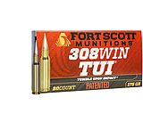 Image of Fort Scott Munitions .308 SCSR 175 Grain CNC Machined Copper Brass Rifle Ammunition