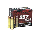 Image of Fort Scott Munitions 357 MAGNUM 125 Grain Centerfire Pistol Ammunition