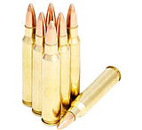 Freedom Munitions .223 Remington 55 Grain Full Metal Jacket Brass Cased Pistol Ammo, 50 Rounds, FM223F55N