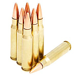 Freedom Munitions .308 Winchester 150 Grain Full Metal Jacket Brass Cased Pistol Ammo, 20 Rounds, FM308F150N