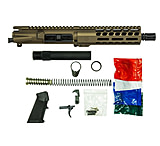 Ghost Firearms Complete Upper Receiver, Pistol Lower Parts Kit, 9mm, 7.5in, Pistol , 4150 Chrome Moly Steel Barrel, 1-10 Twist, 7in M-LOK Rail, A2 Flash Hider, FDE