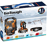 Image of Go-Tough 4 Piece Camping Gift Set - Drybag, Para Cord, Headlamp, Fork/Spoon/Knife