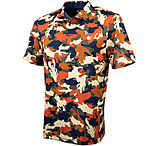 Image of Googan Squad Incognito Orange Camo Polo - Men's