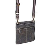 Image of Gun Tote'n Mamas Concealed Carry Buffalo Leather Vintage Crossbody Flat Sac
