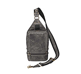 Image of Gun Tote'n Mamas GTMCZY108GREY Sling Backpack Leather Gray Includes Sta