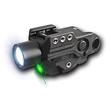 Hawk Gazer FLG-9T LED Flashlight/Green Laser Combo, Black, Low Profile, LG-HG-FLG-9T