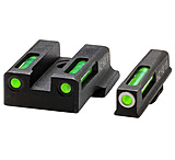 Image of HiViz LiteWave H3 Tritium/Litepipe Pistol Night Sight Set - Fits Smith &amp; Wesson M&amp;P 380 Shield EZ