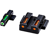 Image of HiViz LiteWave H3 Tritium/Litepipe Pistol Night Sight Set - Fits Smith &amp; Wesson M&amp;P 380 Shield EZ/ M&amp;P 9 Shield EZ