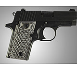 SIG P238 238 Fine English Walnut Checkered w/Logo Pistol Grips