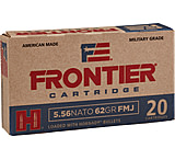 Image of Hornady Frontier 5.56x45mm NATO 62 Grain Full Metal Jacket Centerfire Rifle Ammunition