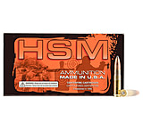 Image of HSM Ammunition Game King .300 AAC Blackout 125 Grain Spitzer Brass Cased Rifle Ammunition