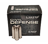 Image of Liberty Ammunition Civil Defense .38 Special 50 Grain Hollow Point Brass Cased Centerfire Pistol Ammunition
