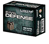 Image of Liberty Ammunition Civil Defense .380 ACP 50 grain Hollow Point Brass Cased Centerfire Pistol Ammunition
