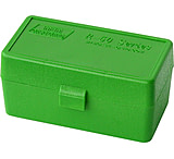 Image of MTM Case-Gard 50 Rifle Ammo Boxes .22 Hornet &amp; .30 Carbine Green 22-HORN-10
