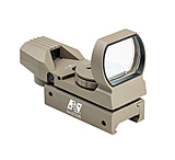 Image of NcSTAR Red &amp; Green Four Reticle Reflex Sight