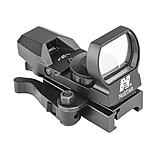Image of NcSTAR Red &amp; Green Reflex Sight with 4 Reticles and QR Mount - Black
