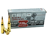 Image of NEMO Arms 65GNA120PPU 6.5 Grendel 120 Gr Full Metal Jacket Boat Tail 20 Rounds