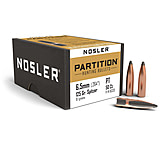 Image of Nosler 16320 Partition 6.5mm .264 125 GR Partition Spitzer 50 Box