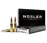 Image of Nosler RDF 6mm Creedmoor 115 Grain Round Nose Flat Point Brass Cased Centerfire Rifle Ammunition