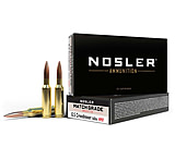 Nosler Match Grade 6.5mm Creedmoor 140 Grain Custom Competition Brass Cased Centerfire Rifle Ammunition