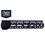 Image of OpticsPlanet Exclusive Moriarti AR-15 10in M-LOK Diamond Cut Slim Profile Free Floating Handguard