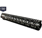 Image of OpticsPlanet Exclusive Moriarti AR-15 15in M-LOK Diamond Cut Slim Profile Free Float Handguard